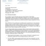 Senator Ayotte-Chairman Thune Letter To DOT